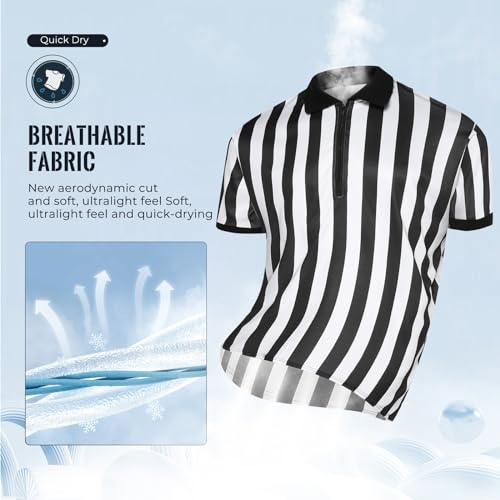 Men's Referee Shirt Basketball Umpire Jerseys K143