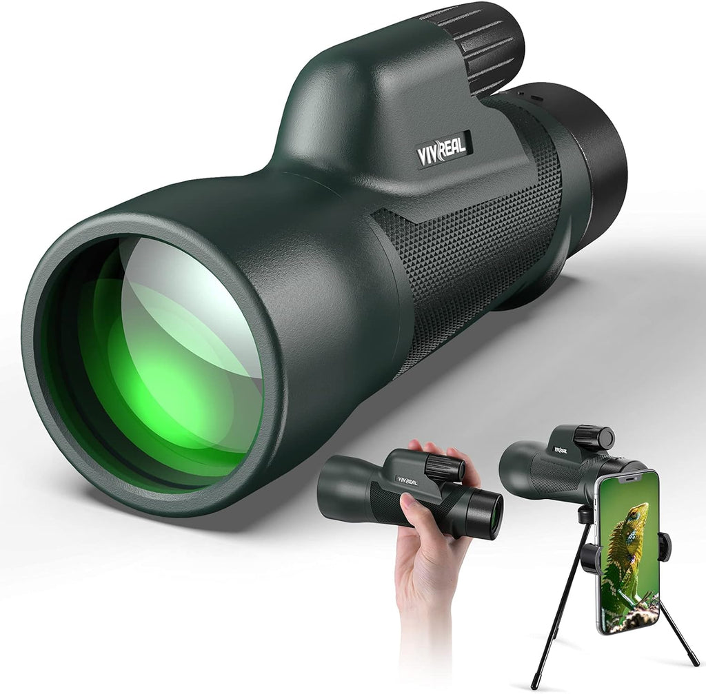 12X55 High Power Monocular Telescope with Smartphone Holder U52750