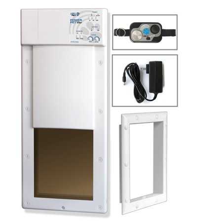 Large Automatic Dog Door With Collar L577