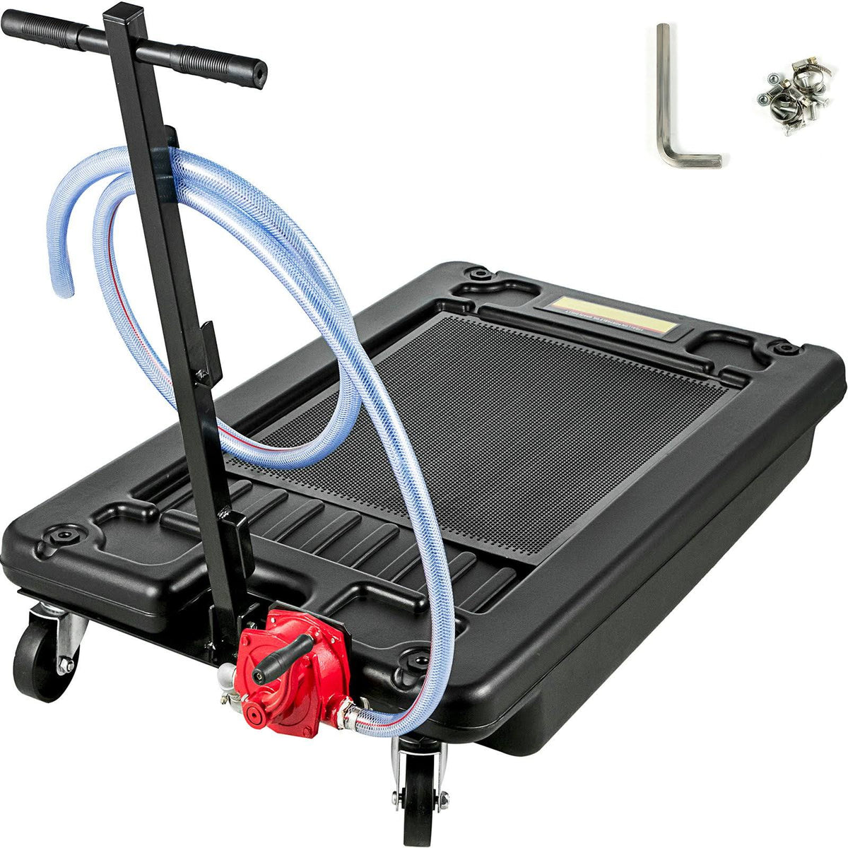 17 Gallon Low Profile Oil Drain Pan with Pump R516161