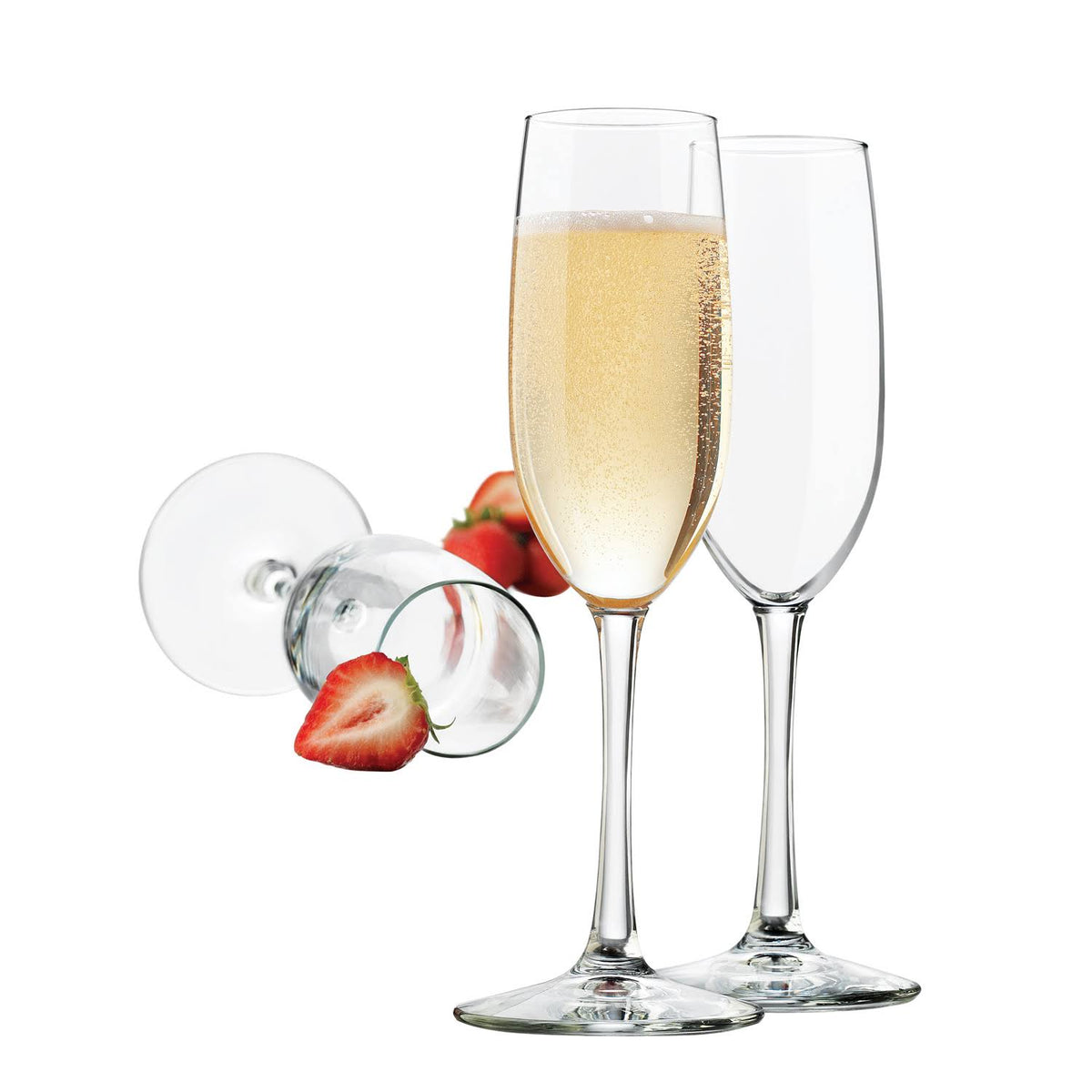 6 oz. Tall Flute Glass - 12/Case V498