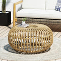 Round Rattan Wicker Coffee Table P43029