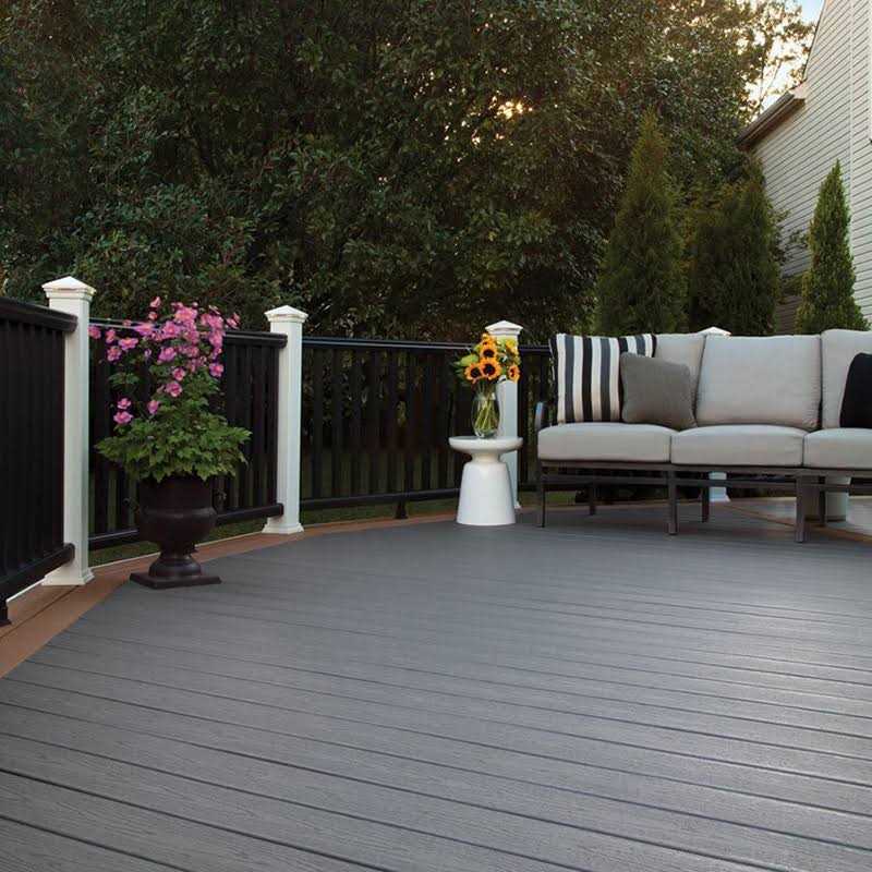 16-ft Clam Shell Grooved Composite Deck Board W214827
