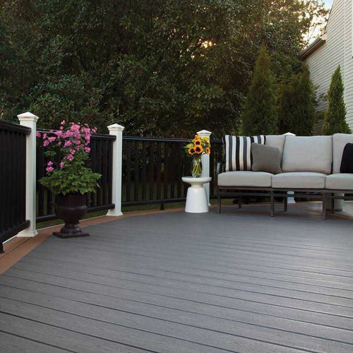 16-ft Clam Shell Grooved Composite Deck Board W214827