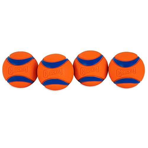 4 Pack Indestructible Rubber Dog Balls S660