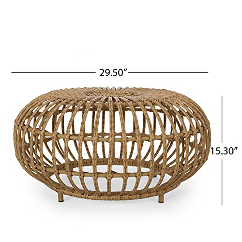 Round Rattan Wicker Coffee Table P43029