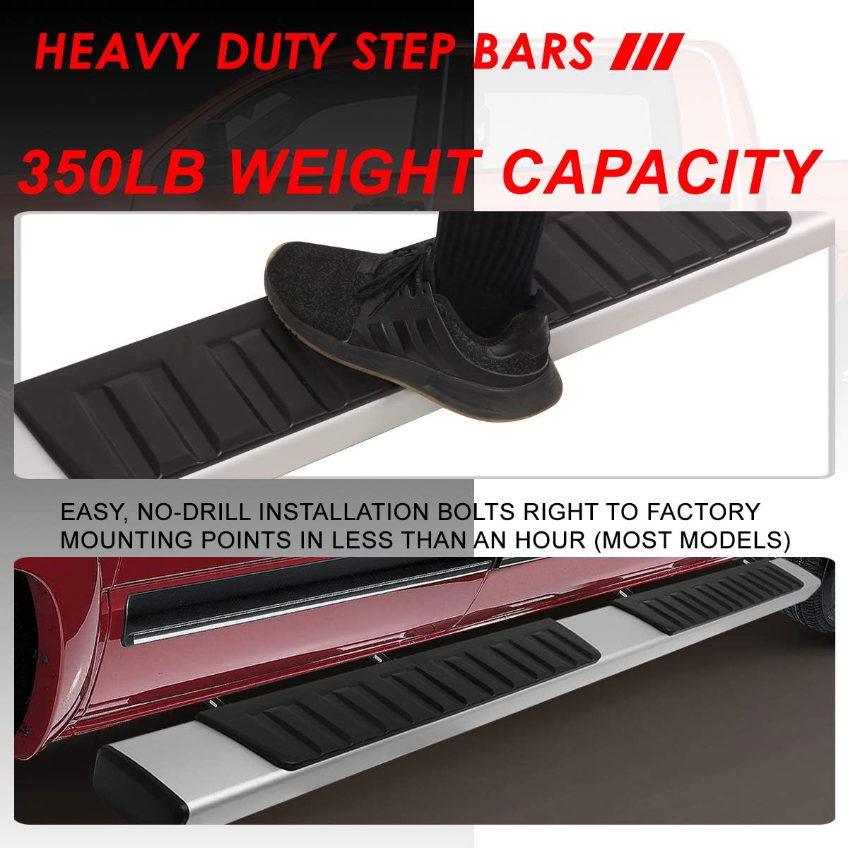6 Inches Side Step Bar Running Boards P462234