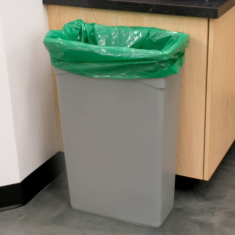 45 Gallon 1.25 Mil Low Density Trash Can Liner Garbage Bag 100/Case H902