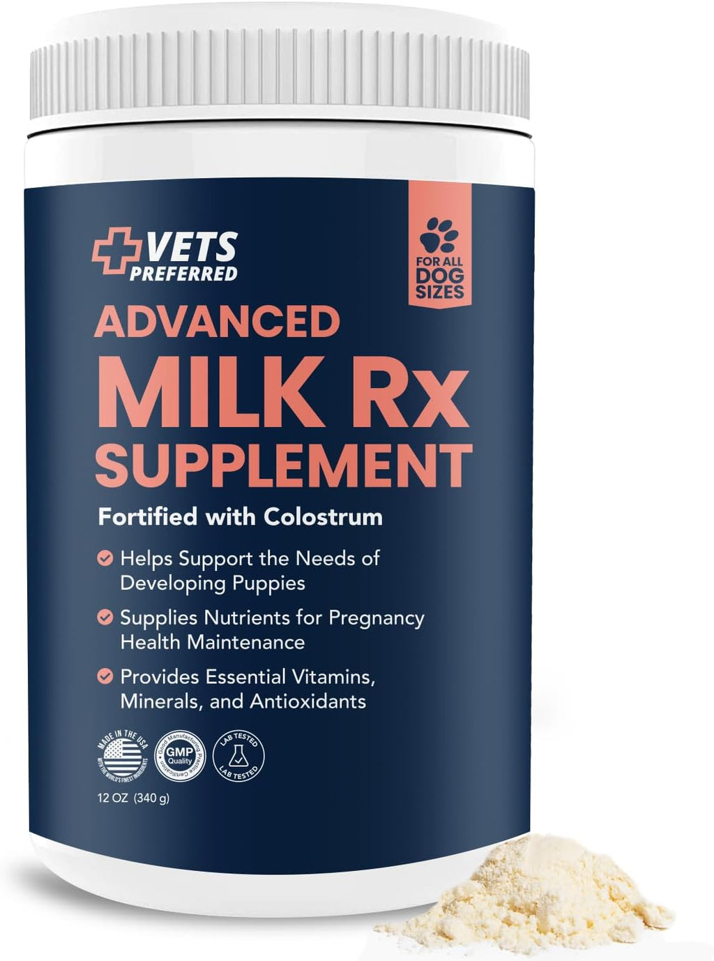 Puppy Milk Replacement Formula Powder Supplement - 12 Oz I1505