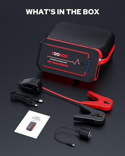 3000A Portable 12V Jump Starter with Power Bank Q9744