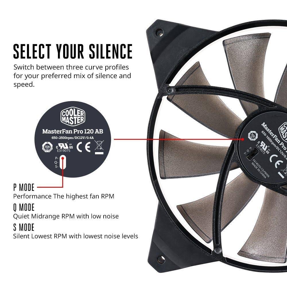 120 Air Pressure RGB Case Fan Pack of 3 L7100