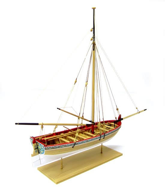 18th Century Longboat Wooden Ship Model Kit 1:48 Scale Y4876