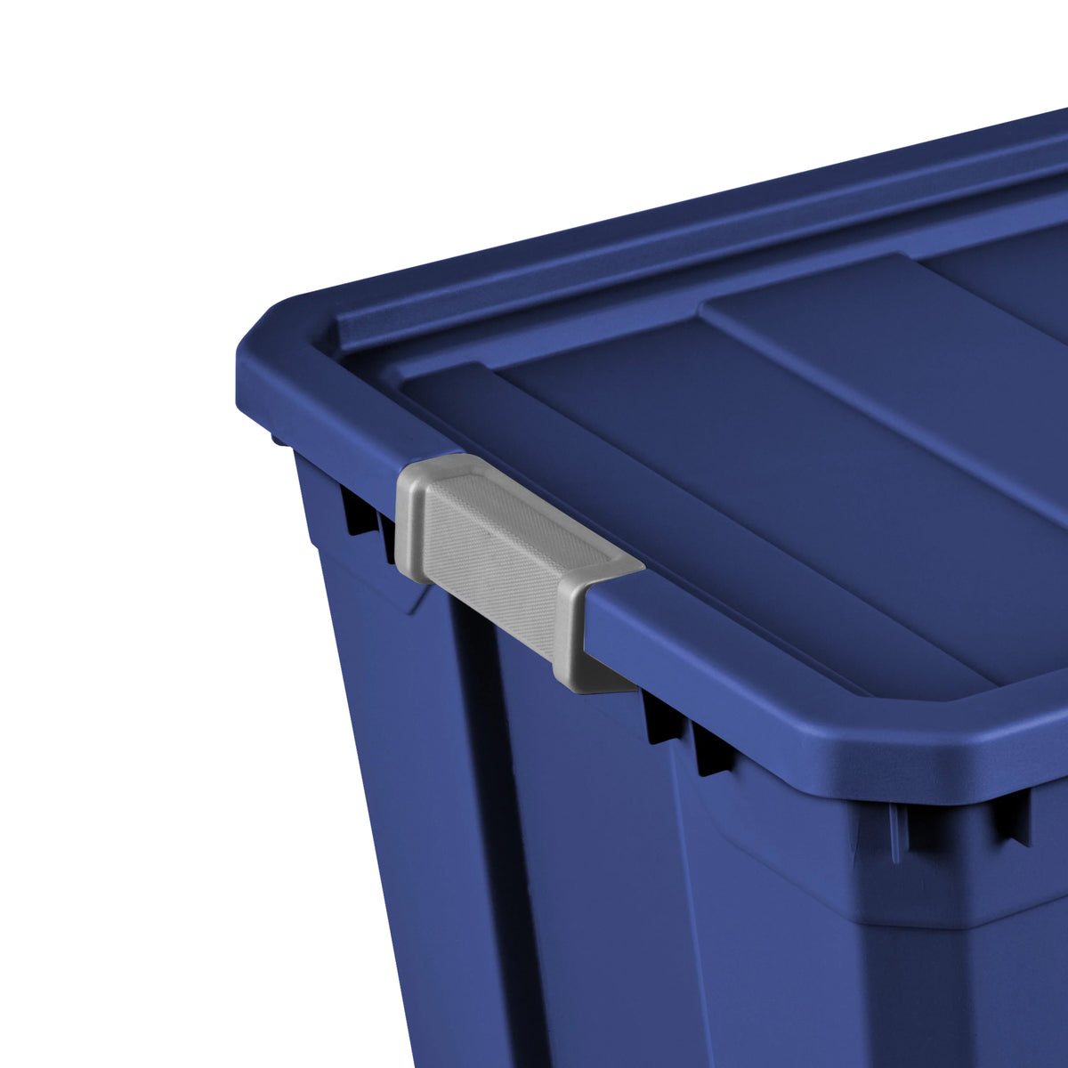 50 Gallon Plastic Stacker Tote, Blue H1245