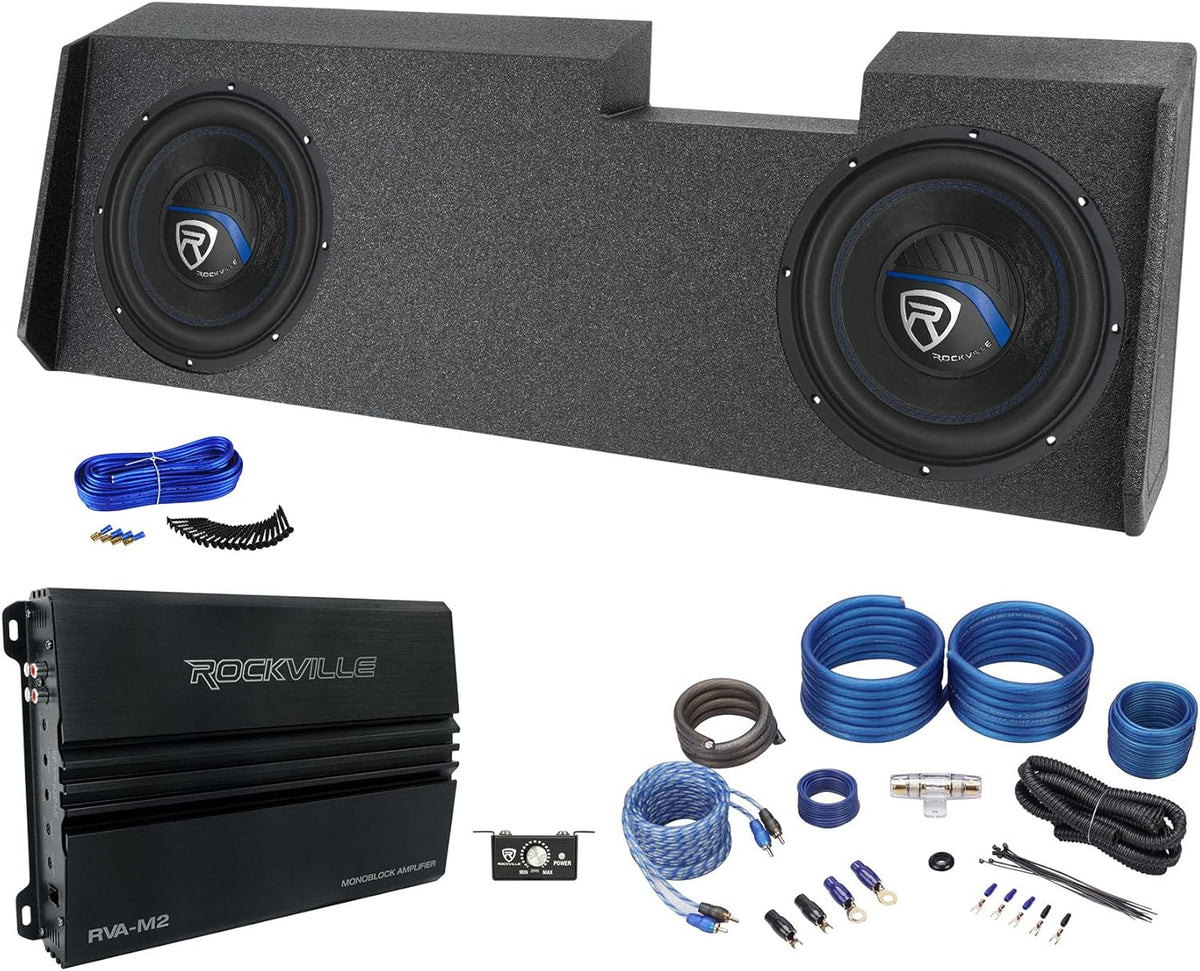 Dual 10" Subwoofers Amplifier Box J89522