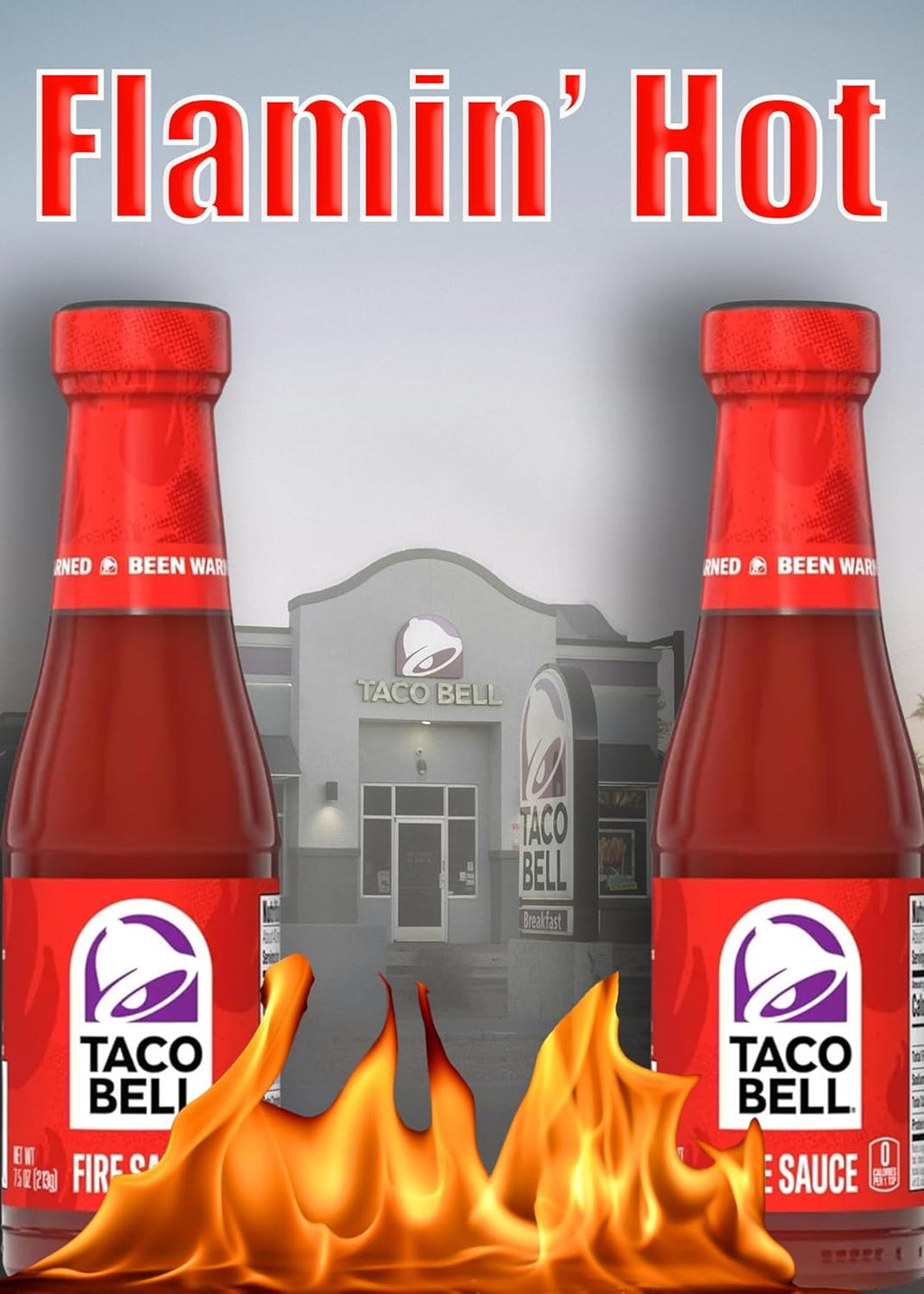 7.5 oz Bottles Pack of 2 Fire Sauce D440