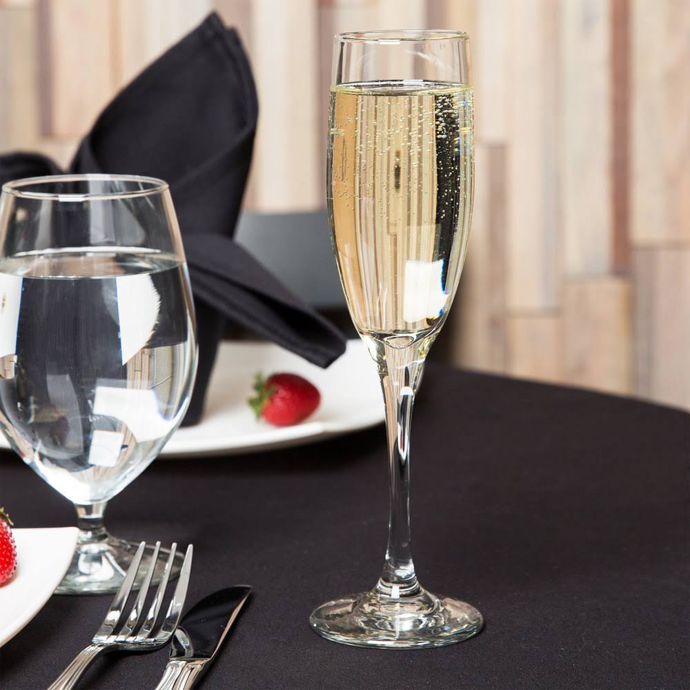 6 oz. Tall Flute Glass - 12/Case V498