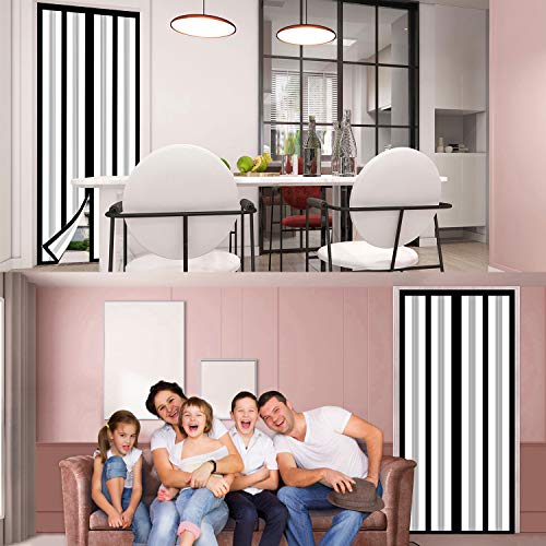 Insulated Magnetic Thermal Door Curtain, Black, Fits Doors up to 36" x 82" C989