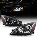 For 2003-2007 Honda Accord LED Projector Headlights D406