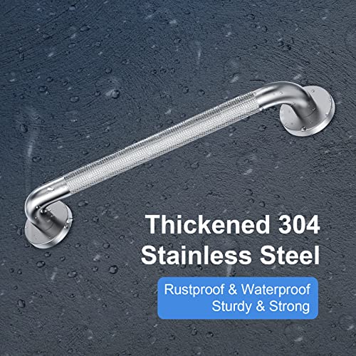 2 Pack 24 Inch 304 Stainless Steel Matte Black Grab Bars H2629
