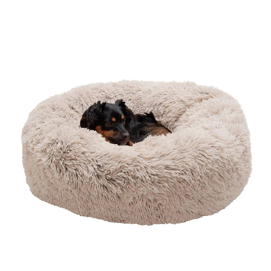Long Fur Donut Dog Bed T495