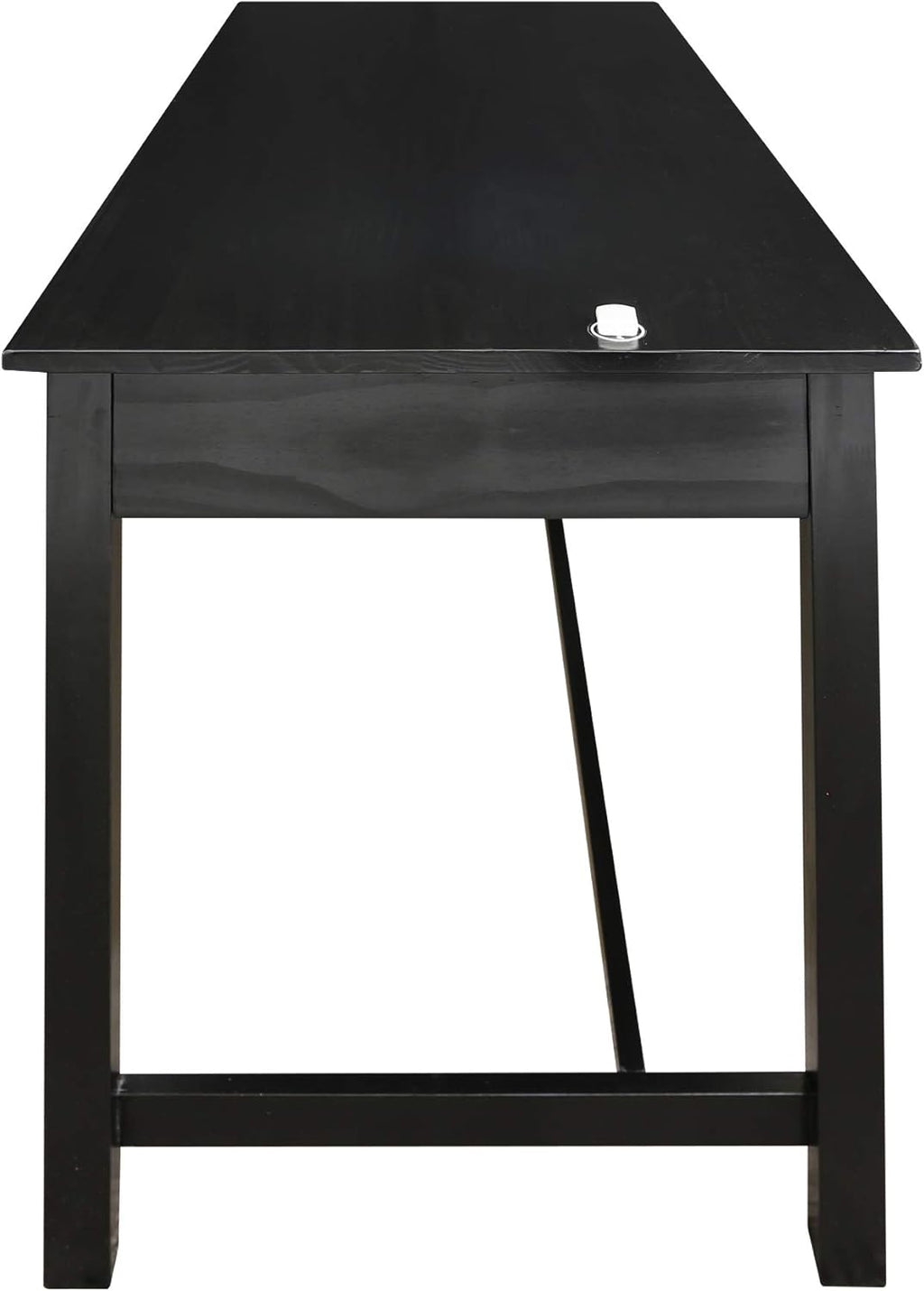 Black Work Desk with Side Drawer P577