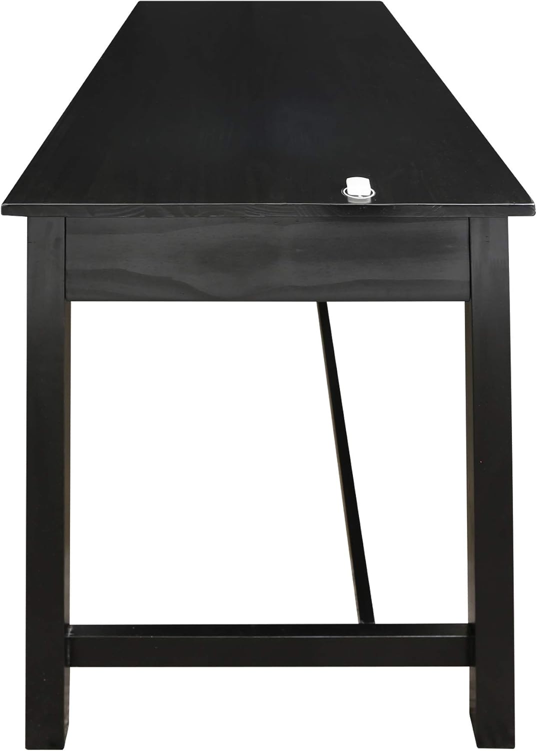Black Work Desk with Side Drawer P577