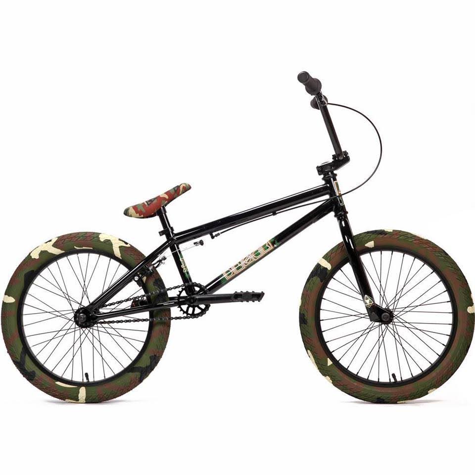 Gloss Black and Camo BMX Bike A9525