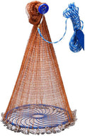 Fishing Net with Lead Sinkers 7ft Radius O43876