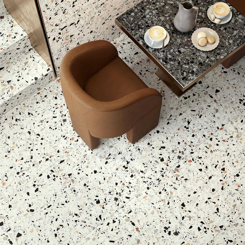 24 x 24 Terrazzo Look Porcelain Italian Tile S131
