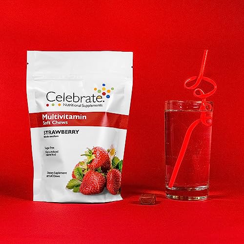 Strawberry/Orange/Cherry Multivitamin Soft Chews, 180 count L4204