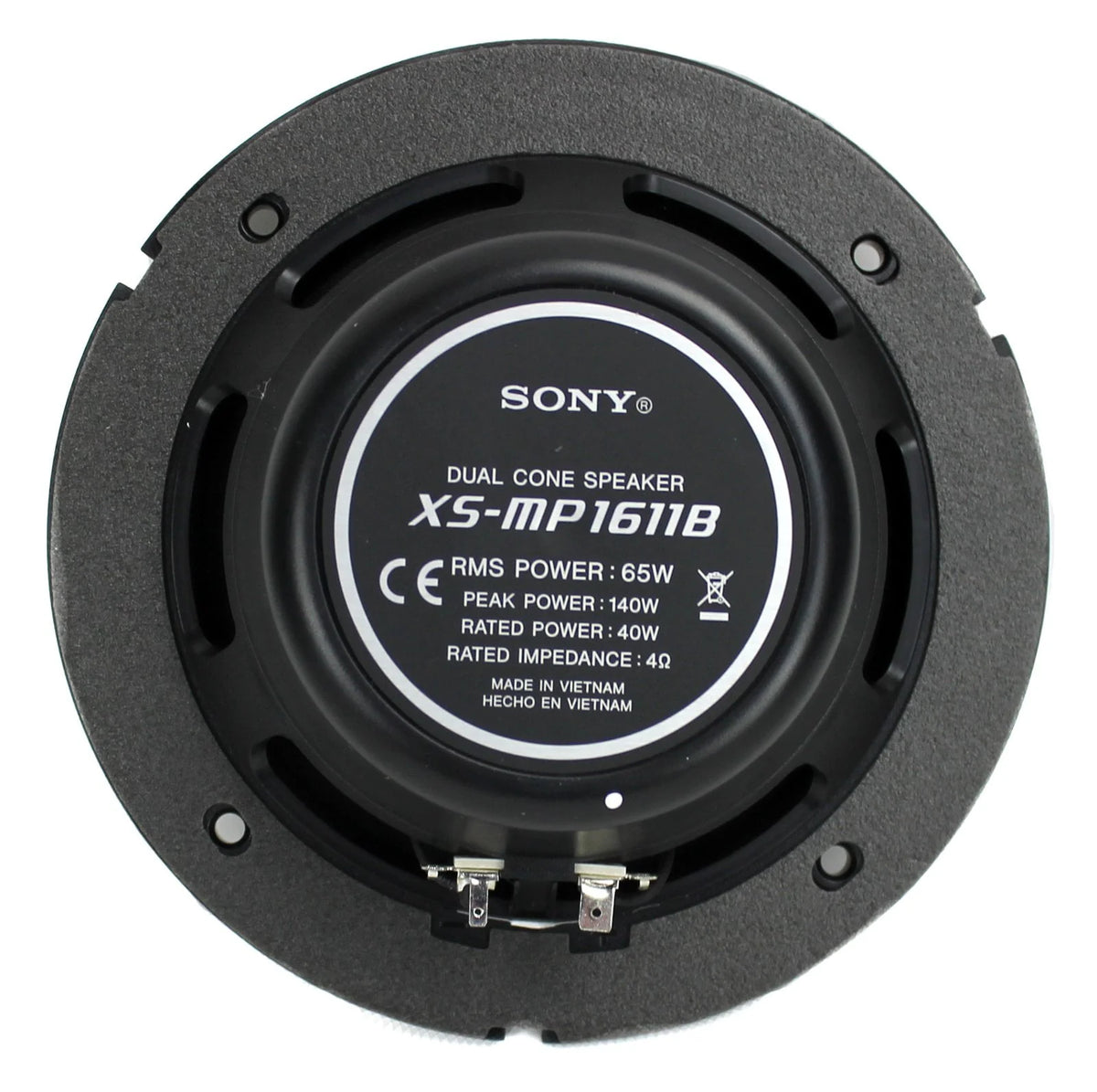 6.5 Dual Cone Marine Speakers (Black) E3041
