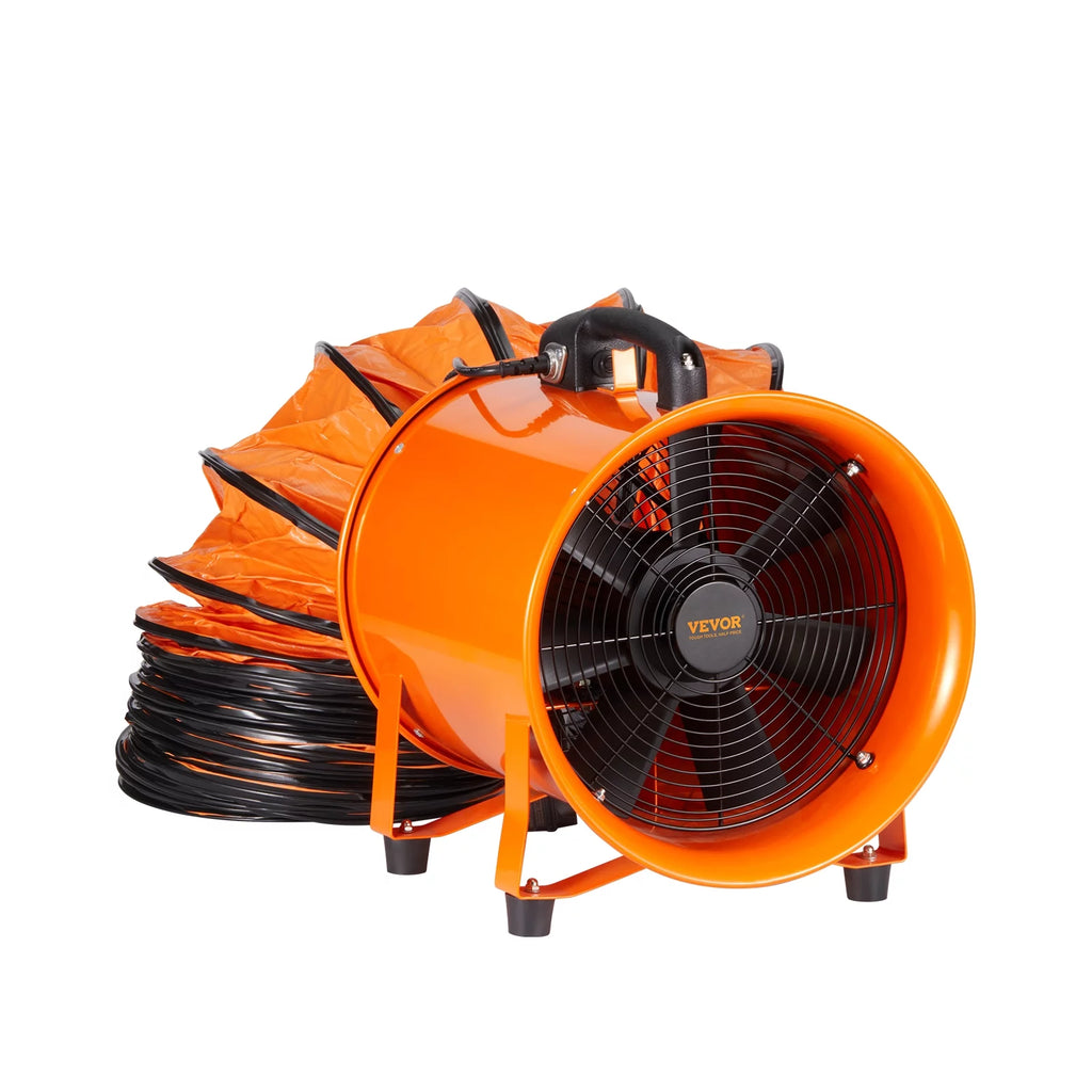 12" Portable Extractor Fan Blower with 16.4ft Duct Hose W773514