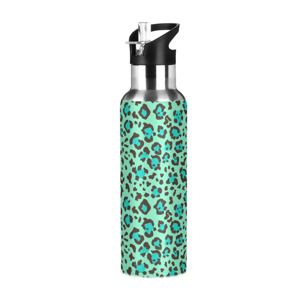20 OZ Stainless Steel Vacuum Insulated Water Bottle with Straw Lid Q610