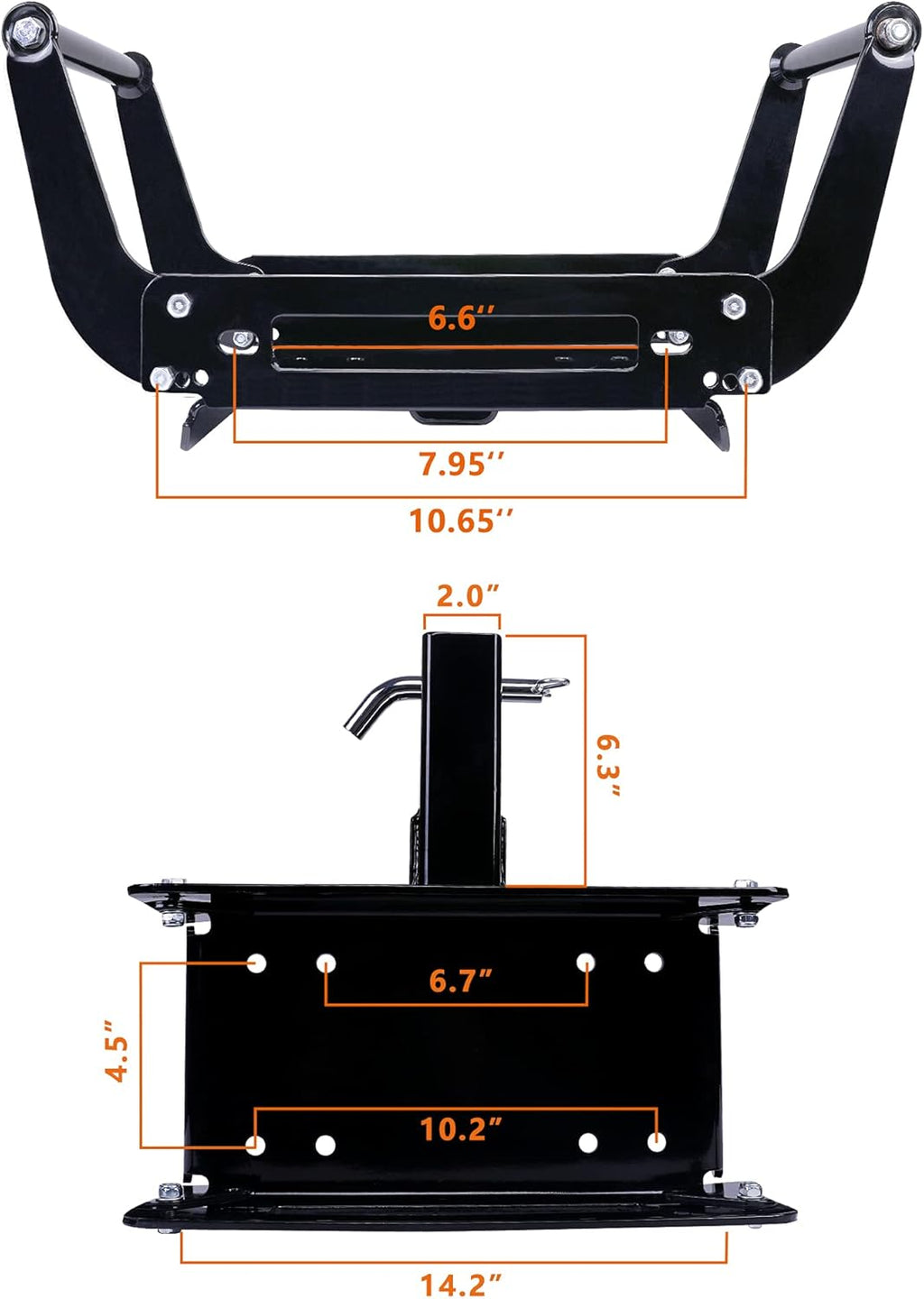 Cradle Winch Mounting Plate Pack of 2 J326