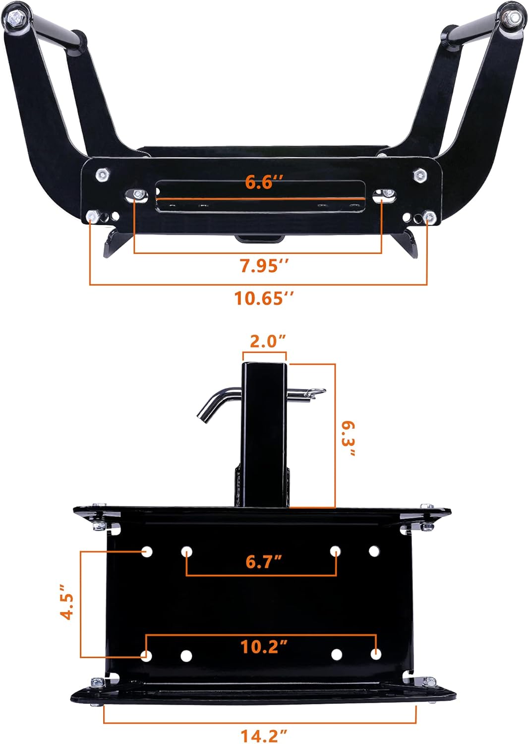 Cradle Winch Mounting Plate Pack of 2 J326