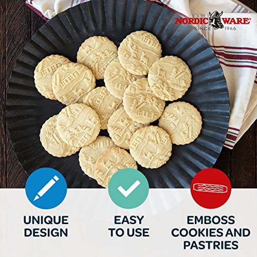 Embossed Rolling Pin V483
