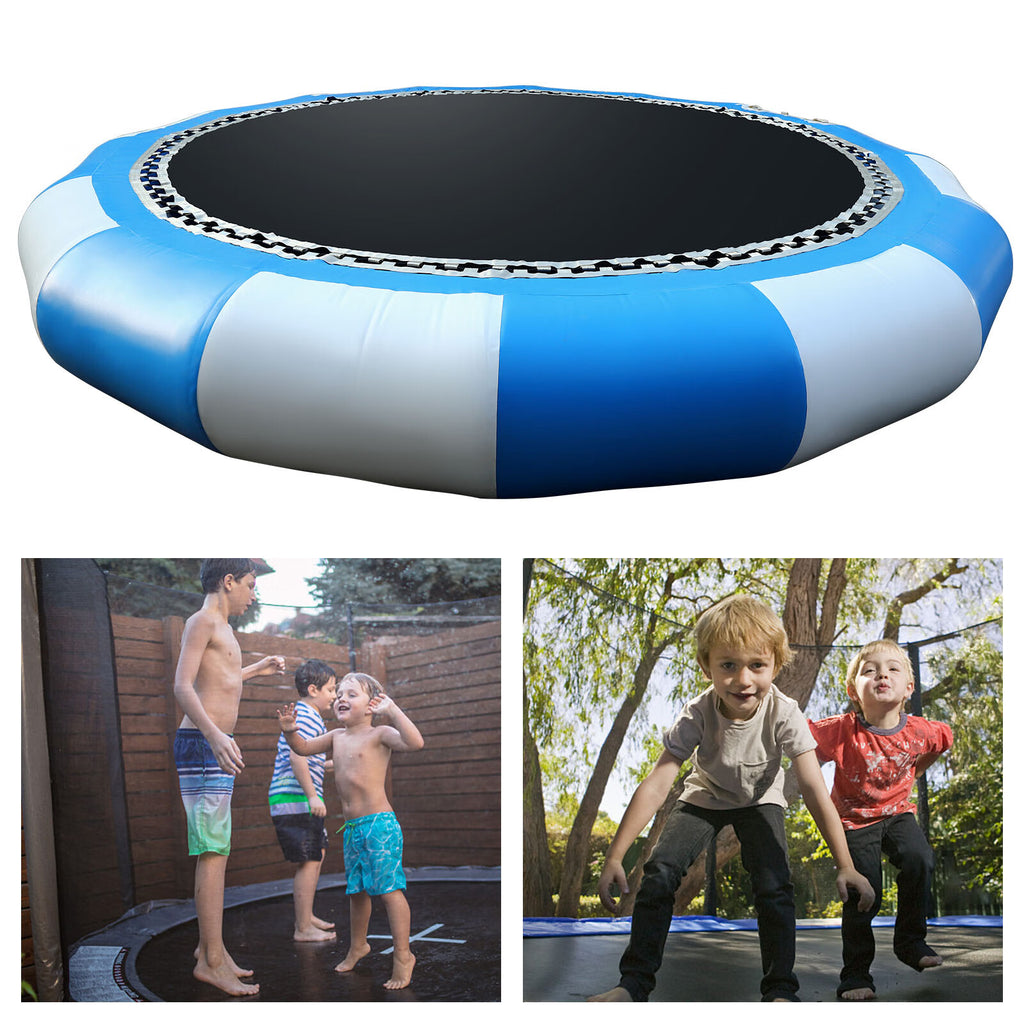 Inflatable Water Trampoline, 5M Round Floating Bouncer S642656