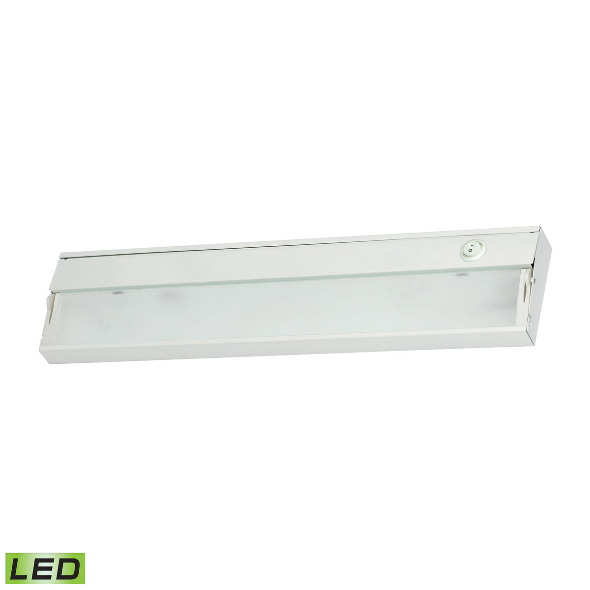 White LED Cabinet Light with Diffused Glass J284