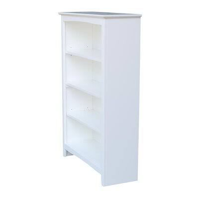 White 4 Shelves Bookcase O20150