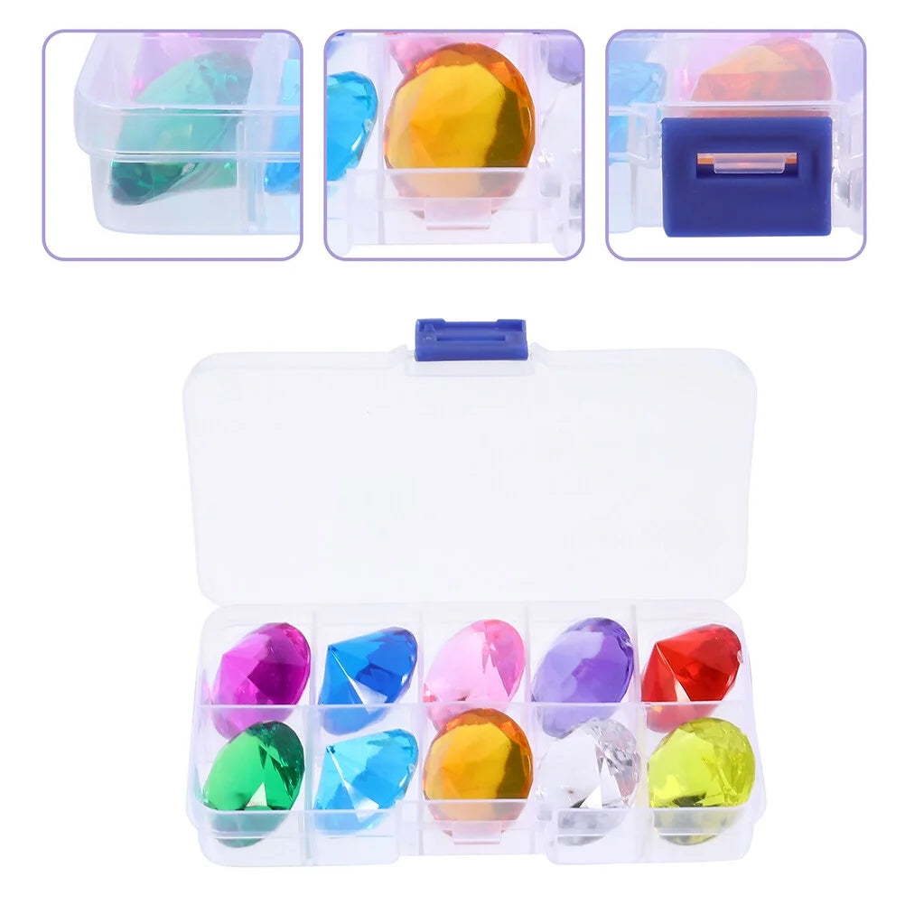 2 Boxes Big Colorful Diamond Toy V869
