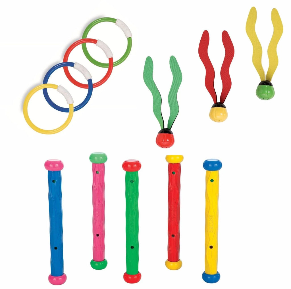 Underwater Pool Diving Toys Set of 3 with Drawstring Bag N388