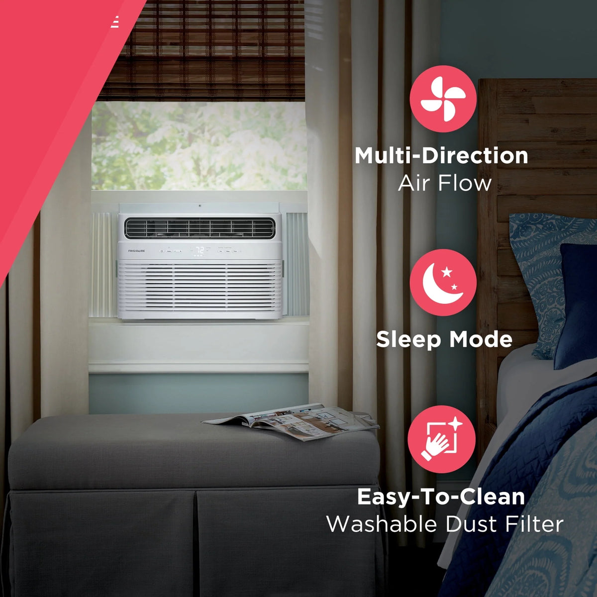 5,000 BTU Window Air Conditioner with Remote Control S837662