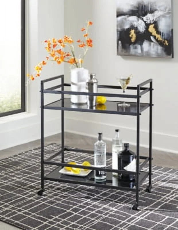 Black Bar Cart L64562