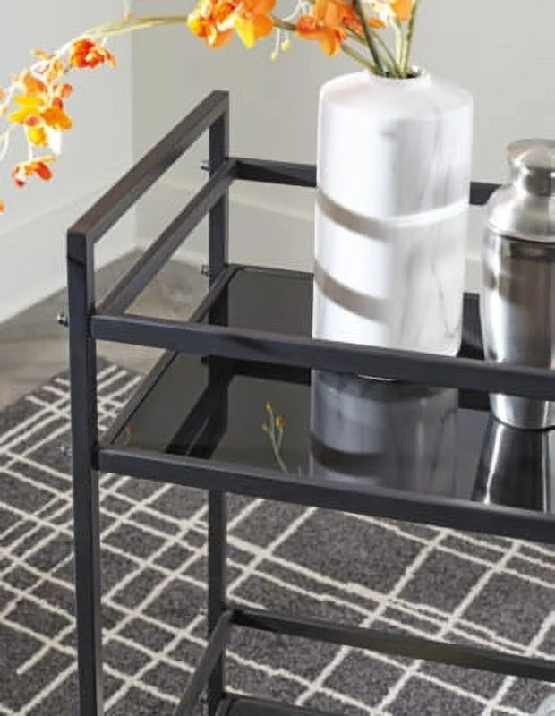 Black Bar Cart L64562