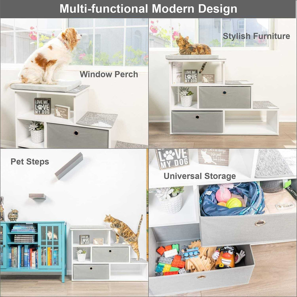 Pet Step Window Perch Bookshelf S97579