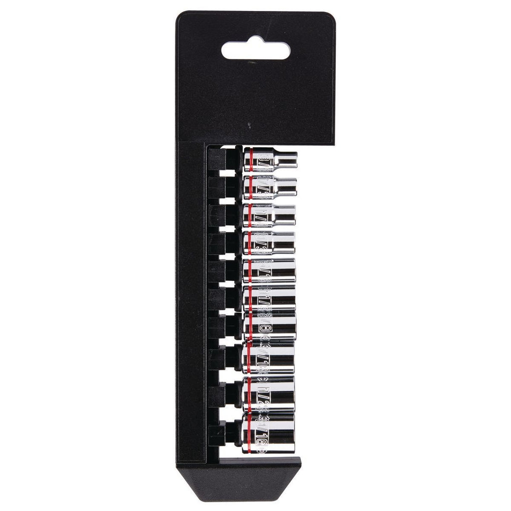 1/4 in. Drive SAE Chrome Socket Set, 10-Piece C832