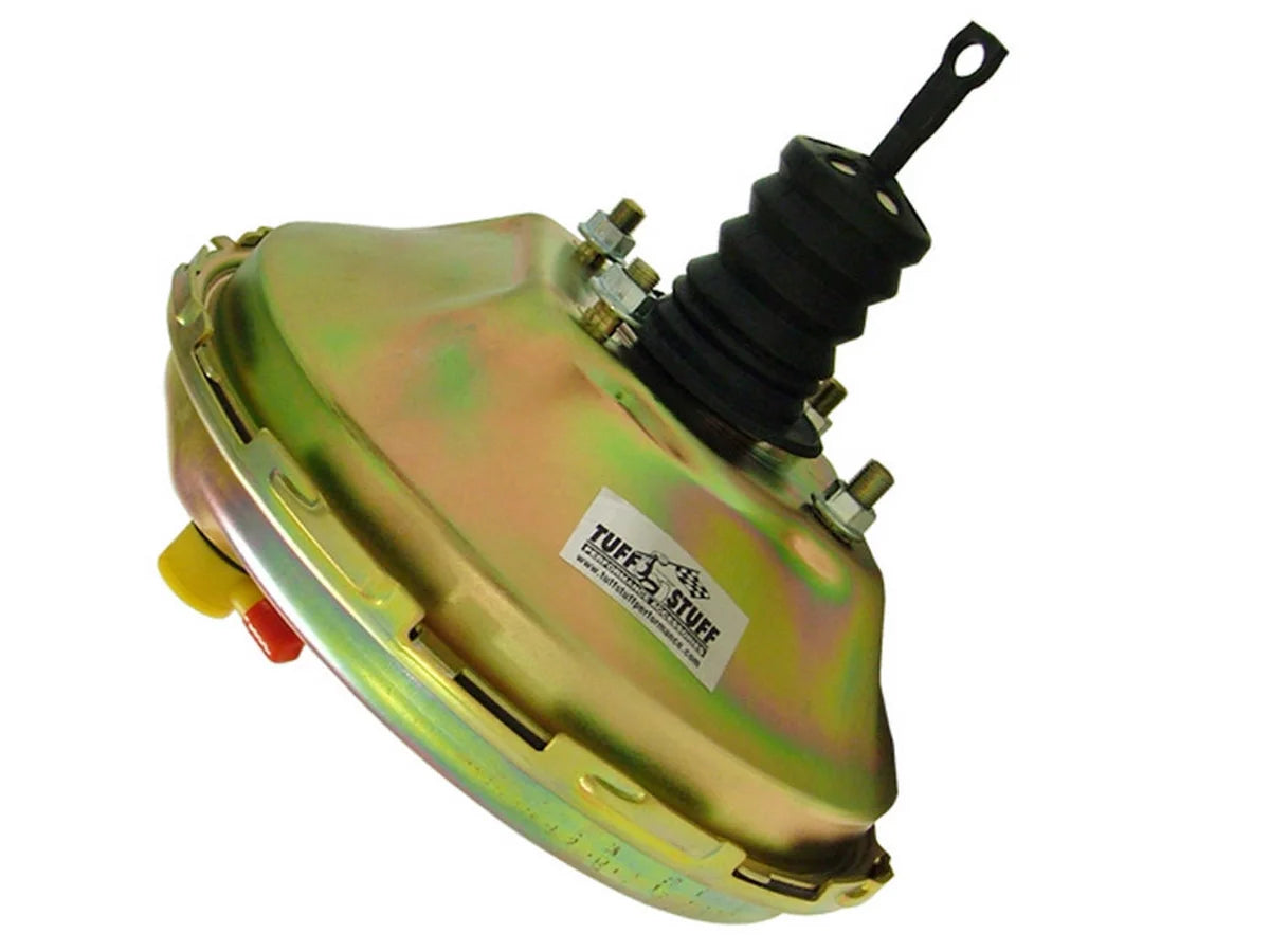 Power Brake Booster; 11 in.; Single Diaphragm; w/Studs; Gold Zinc P313356