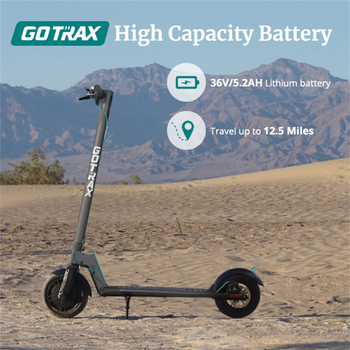 Adult Commuting Electric Scooter, Max Load 220lbs B7279