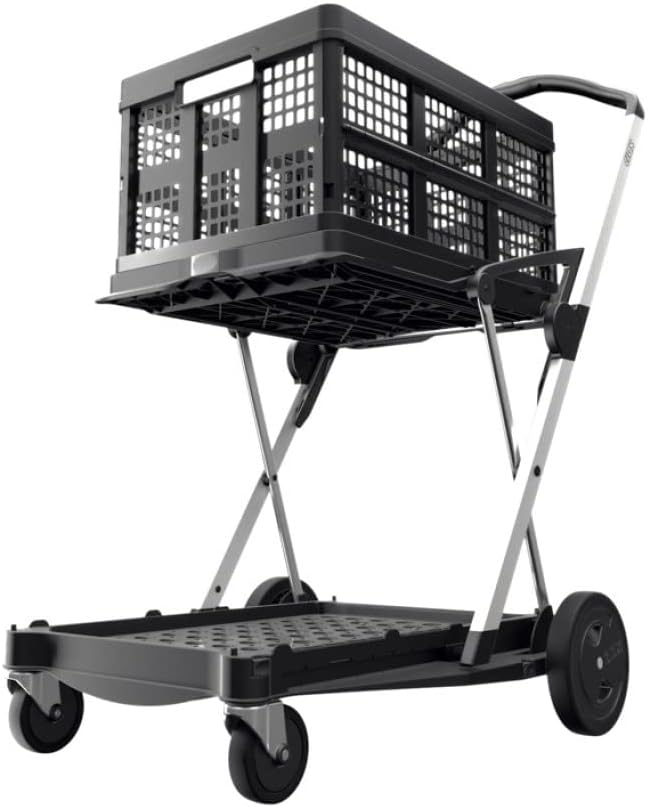 Collapsible Cart with Storage Crate (Red) I691