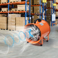 12" Portable Extractor Fan Blower with 16.4ft Duct Hose W773514